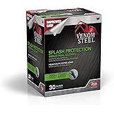 VEN6025 Venom Steel Latex Gloves, Splash Protection, Blue (Pack of 30)
