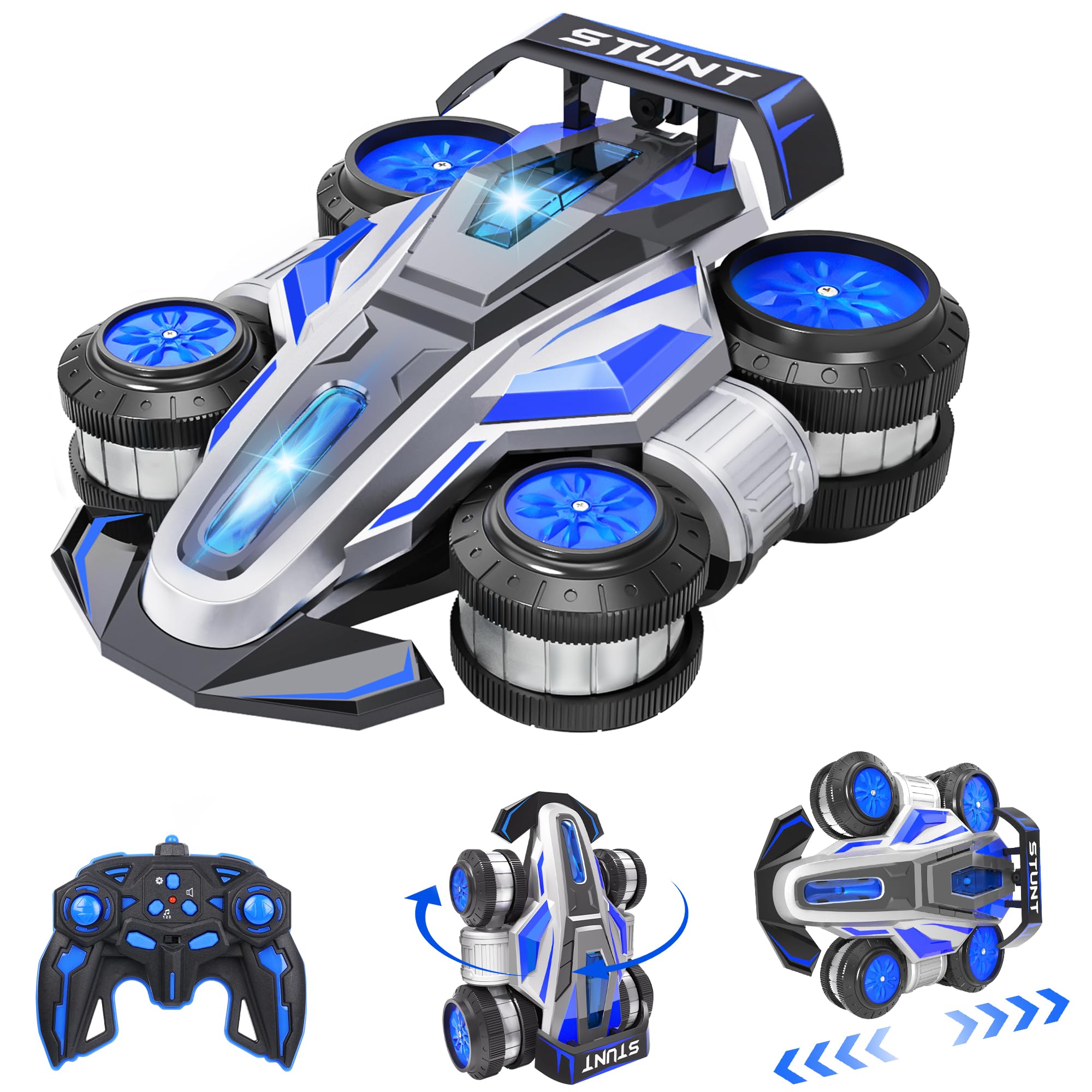 Ferngesteuertes Auto ab 6 7 8 9 10 11 12 Jahre Jungen Spielzeuge RC Auto Kinderspielzeug Outdoor Spielzeugauto 25KM/H mit LED-Licht und Musik Weihnachten Geburtstags Geschenke für Jungen Spielsachen