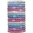 L. Erickson Grab & Go Pony Tube - Pastel - 15 Pack Ponytail Holder Hair Ties