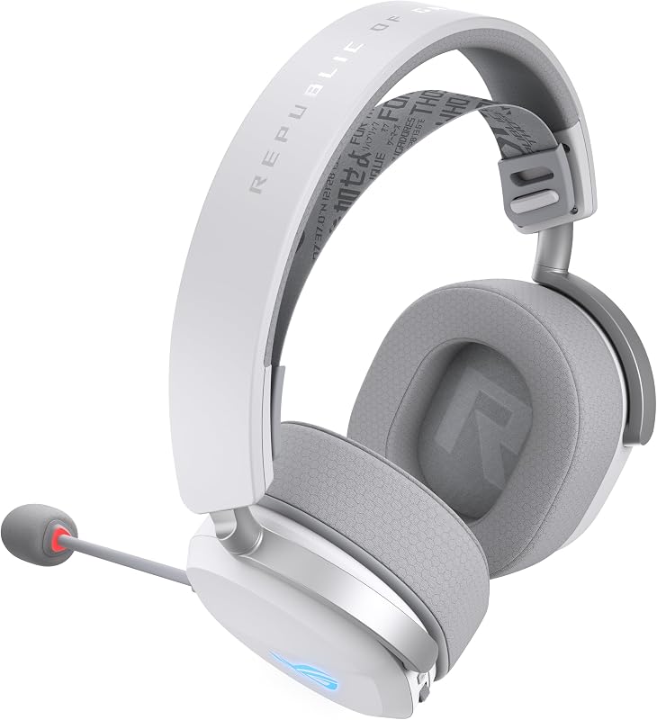 ROG Pelta - Casque Gaming sans Fil tri-Mode - Blanc