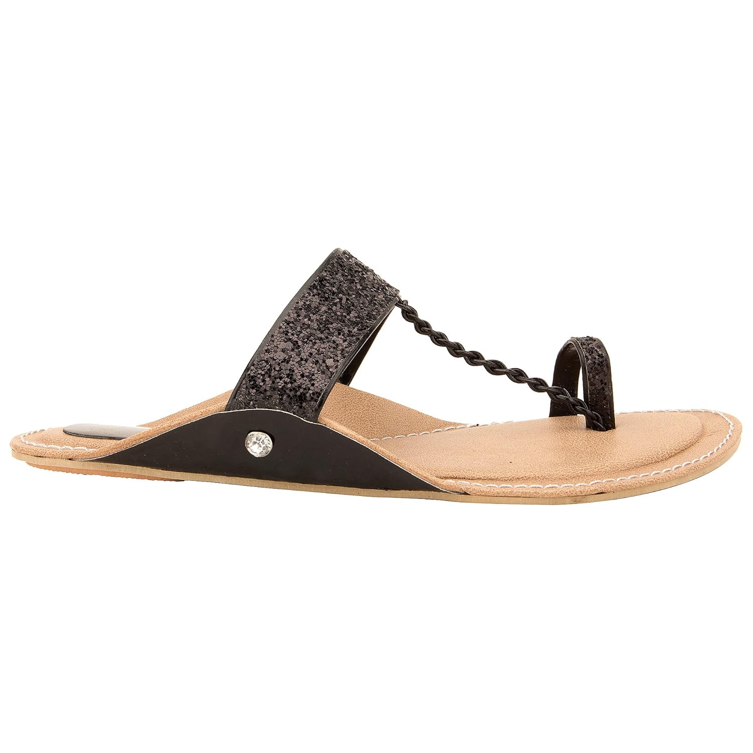 belleza women ethnic synthetic kolahpuri slippers