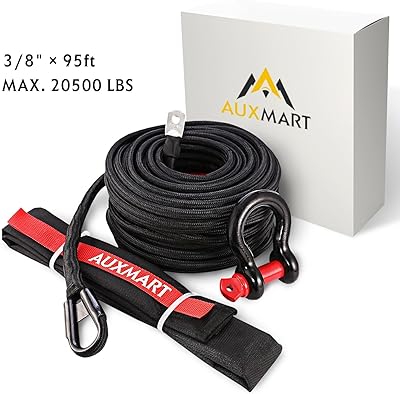 Câble de câble synthétique pour treuil AUXMART