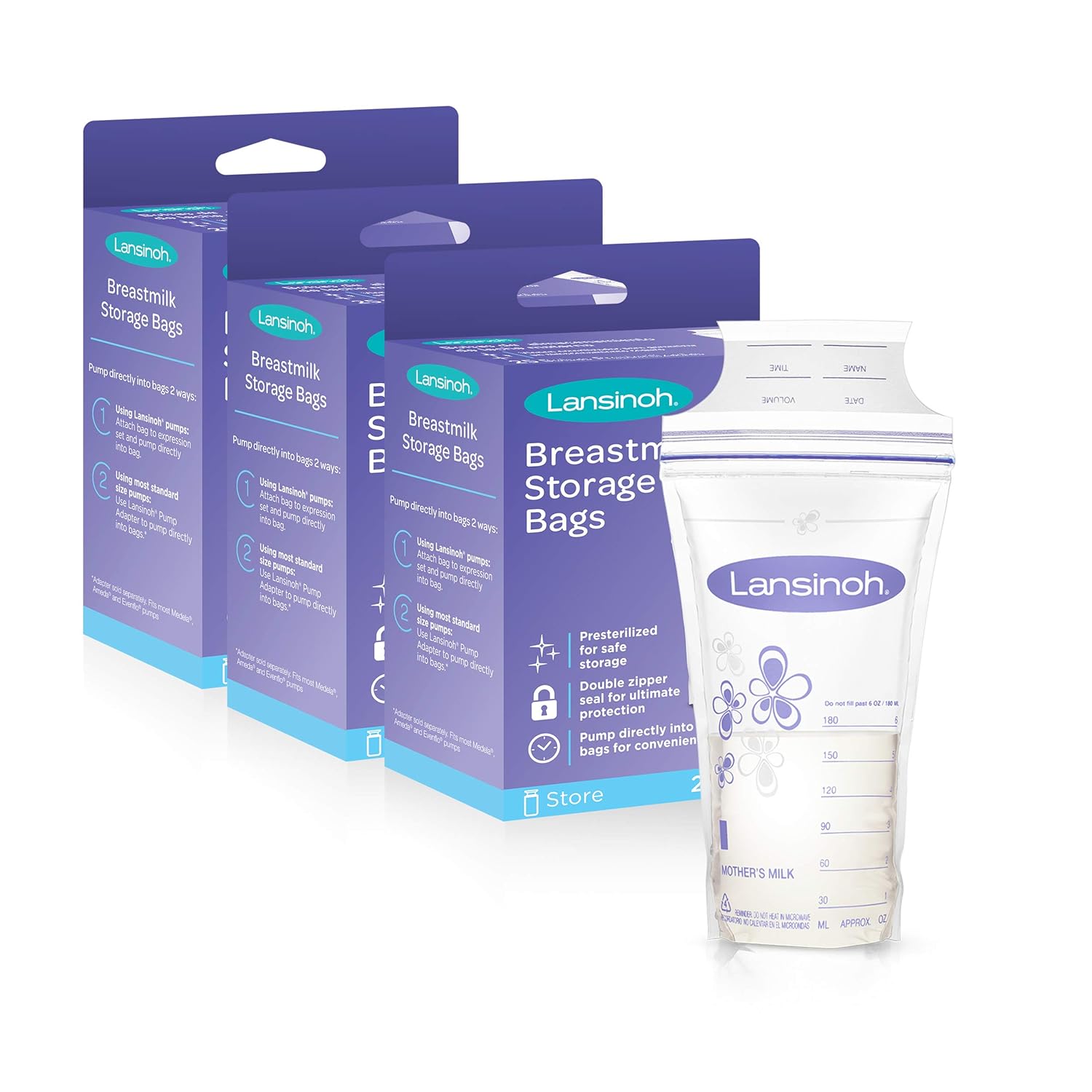 lansinoh milk storage bags