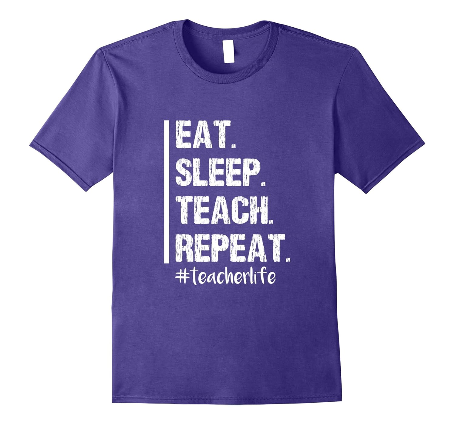 Eat Sleep teach Repeat Teacher Life Tshirt For School-ANZ