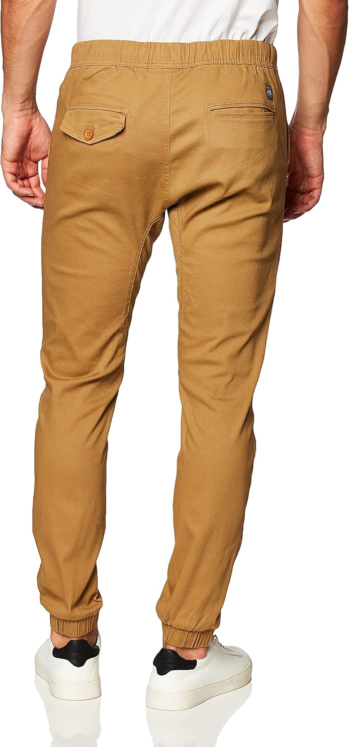 Southpole Men's Basic Stretch Twill Jogger Pants-Reg and Big & Tall Sizes: Clothing