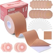 Ultimate Breast Tape Kit for Women, 1 Roll Boob Tape, 8 Pair