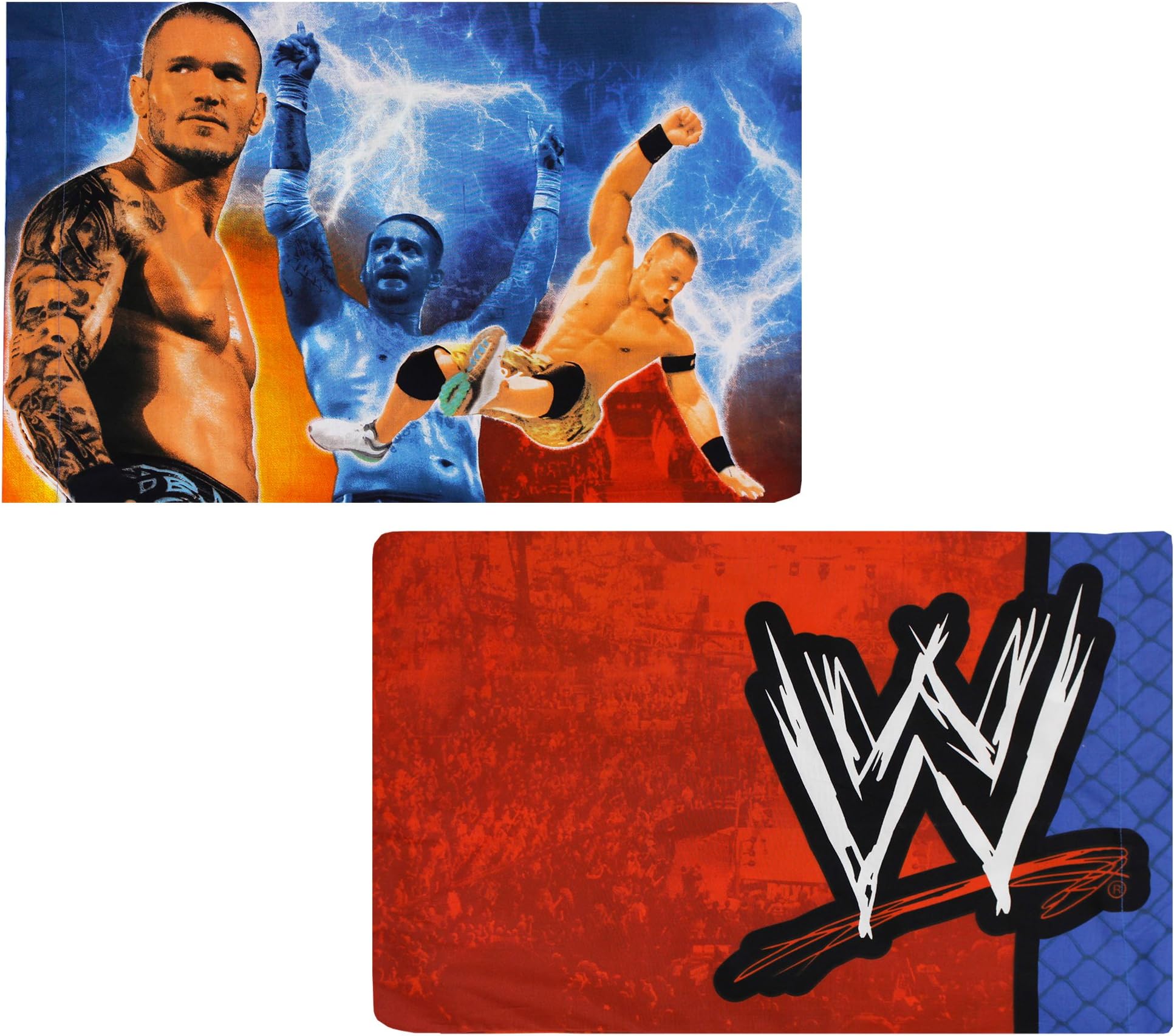 WWE Pillowcases 2pc Wrestling Champions Bedding Accessories