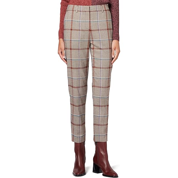 PS PAUL SMITH Women's Leather Trousers, Very Dark Green, 42 at