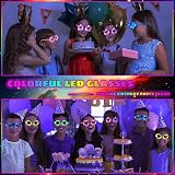 Mikulala 12Pcs Light Up Glasses Kids Party Glow Glasses Holiday Birthday view 6