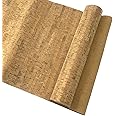 levylisa Thin Cork Fabric by The Yard Eco-Friendly Faux Leather Embellished Craft Fabric Sheet, 59 X 12.6 Inches for Earrings and Other HandCrafts DIY Projects