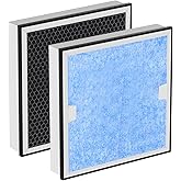 Carmerny HEPA & Activated Carbon Filter Replacement Set Compatible with AlorAir CleanShield HEPA 550 Air Scrubber (Pack of 2)