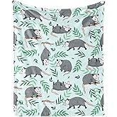 Homieblanket Opossum Blanket for Boys Girls, Cute Possum Themed Design Printed Throw Blankets for Kids Lap, Chair Sofa, Warm Soft Cozy Blanket, 40"x 50"