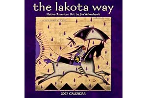 Lakota Way 2027 Wall Calendar: Native American Art by Jim Yellowhawk