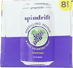 Spindrift Grapeade Sparkling Water 8Pk, 12 Fz