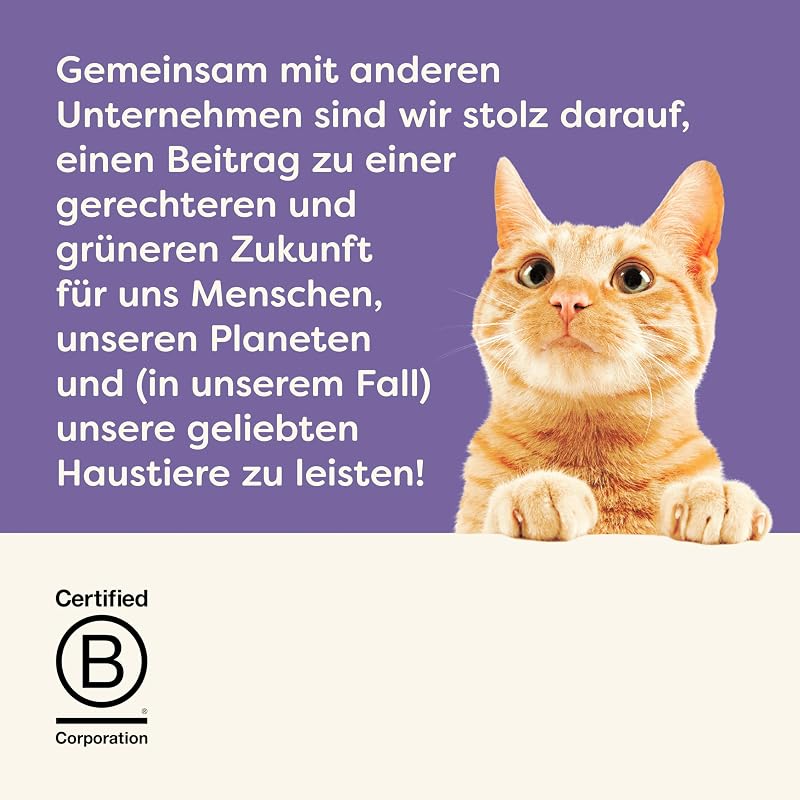 100% natürlicher, getreidefreier, cremiger, leckbarer Snack für Katzen und Kätzchen, 32 x 15g Sachets