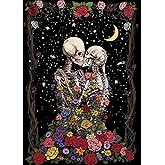 Diamond Painting Kits for Adults - Skeleton skeleton DIY 5D Diamond Art Kits Full Drill Diamond Dots Paintings with Diamonds Gem Art and Crafts Home Decor 12x16inch