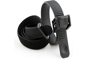 Kuat Phat Bike Kit, Includes Rear Tire Strap Extender & Front Tire Strap, Black