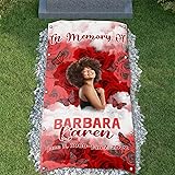 44memory Custom Memorial Grave Blanket Photo