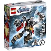 LEGO Marvel Avengers Classic Thor Mech Armor 76169 Cool Thor Hammer Playset; Superhero Building Toy for Kids, New 2020 (139 P