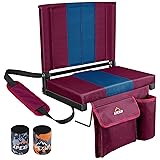 APEXUP Stadium Seats with Back Support, Portable