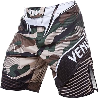 Venum Herren Training Shorts Camo Hero, Braun Tarnen