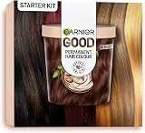 Garnier GOOD Permanent Hair Dye Premium Starter Kit 4.15 Iced Chestnut Brown