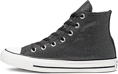 converse ctas hi black white