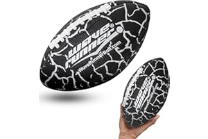 Wave Runner Grip It Waterproof Football- Size 9.25 Inches with Sure-Grip Technology | Let's Play Football in The Water! Xtrem
