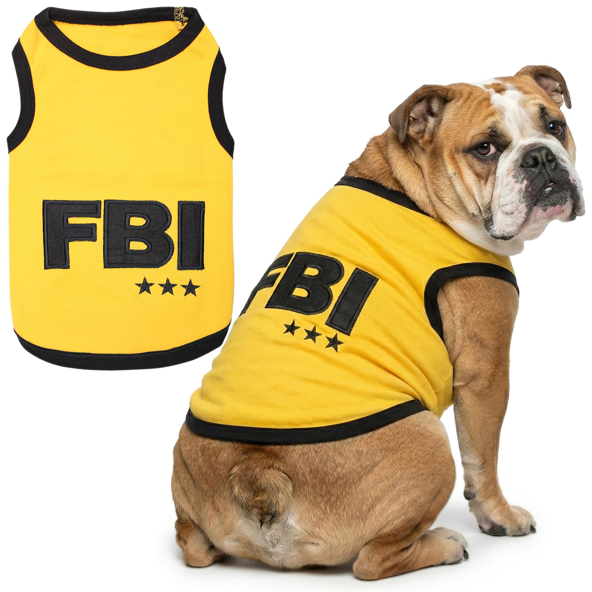 Parisian Pet FBI Dog T-Shirt, 3X-Large