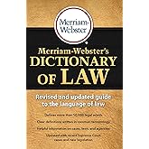 Merriam-Webster's Dictionary of Law, Newest Edition, Trade Paperback
