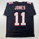 Facsimile Autographed Julio Jones Atlanta Black Retro Reprint Laser Auto Football Jersey Size Men's XL