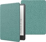 MoKo Case for 6.8" Kindle Paperwhite 2021, Auto Wake/Sleep, Denim Green view 1