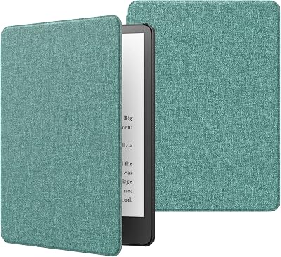 MoKo Case for 6.8" Kindle Paperwhite 2021, Auto Wake/Sleep, Denim Green