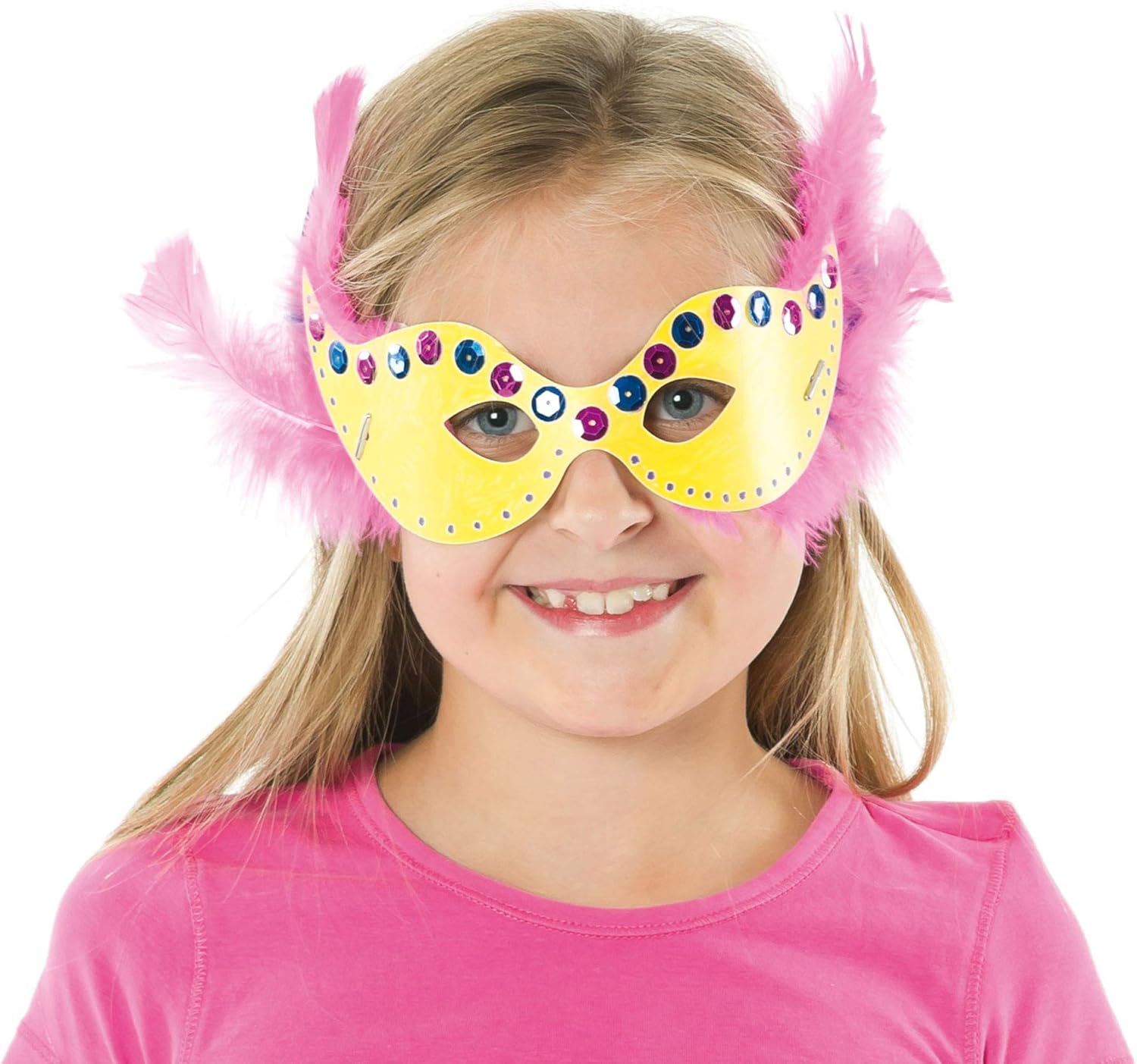 Baker Ross ET773 Decorate Your Own Carnival Mask Kit (Pack of 12