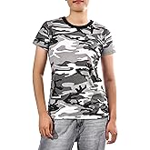 BACKBONE Womens Ladies Army Military Style Gym Training Outdoor Hunt Camp Camouflage Short Sleeve Tee T-Shirt