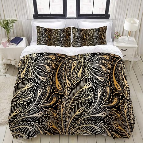 Mobeiti Seamless Doodle Peacock Feathers Pattern College