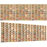 Seenelling 150 Spaces in Total 1/64 Hot Diecast Wheels Display Case, 3 Pcs | Wooden Wall Mount Display Shelf for Toy Car Collections, Model Car Storage Organizer for Wheels, Collectibles