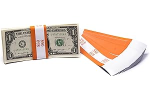 CAROUSEL CHECKS INC. Barred ABA $50 Currency Band Bundles (500 Bands)