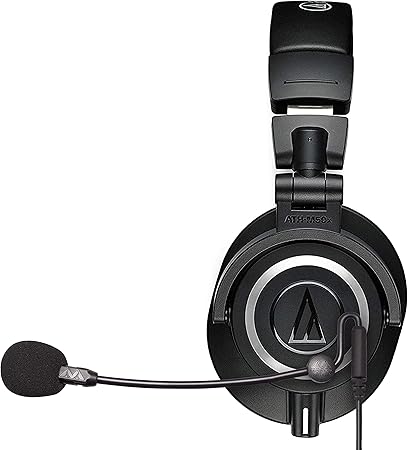 Amazon Com Audio Technica Ath M50x Closed Back Monitor Headphones Black Bundle With Antlion Audio Modmic Uni With Mute Switch And Blucoil Y Splitter For Audio Mic Home Audio Theater