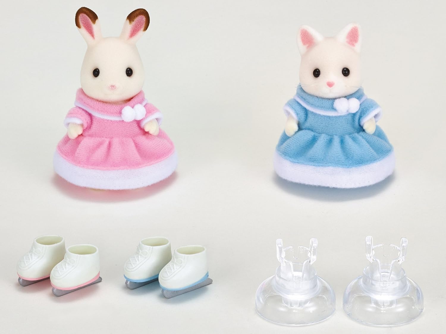 calico critters ice skating friends