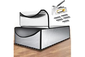 Chyaidach Upgraded Attic Stairs Insulation Cover with Double Bubble Insulator, Energy Save Attic Insulation Cover for Pull Down Stairs, Attic Hatch Door Cover Kit, 25"x54"x11" R-Value 15.5,