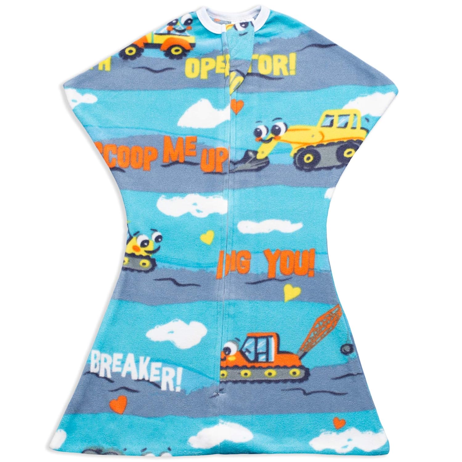 SleepingBaby Fleece ZipadeeZip Swaddle Transition Baby