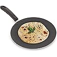 YADNESH Roti Pan Non-Stick Chapati Tawa Roti Tawa Paratha Tava Aluminum Griddle 2.6 MM with Free Wooden Spatula and Scrubber Thickness (275MM)