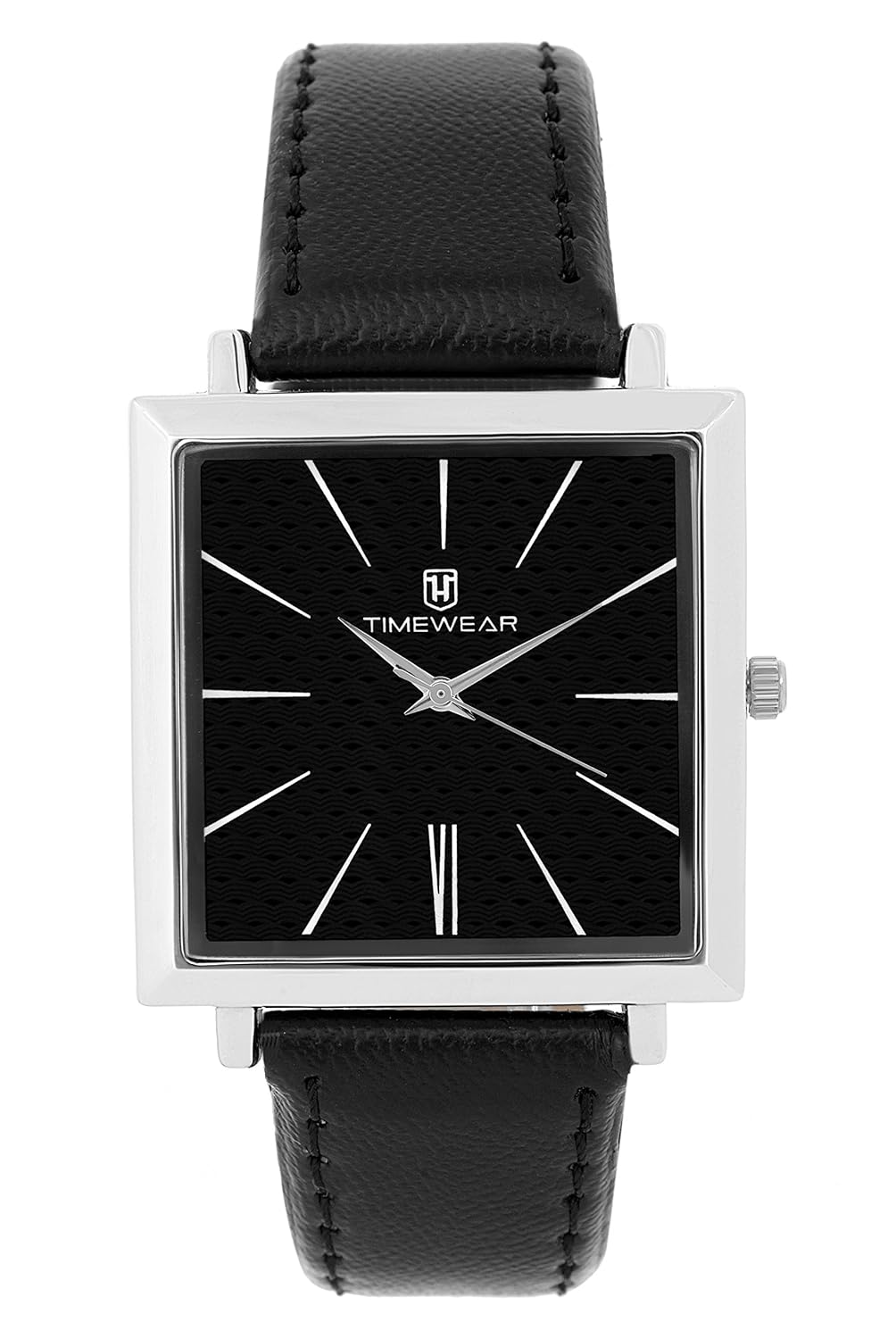 timewear analog black dial men's watch - 135bdtg