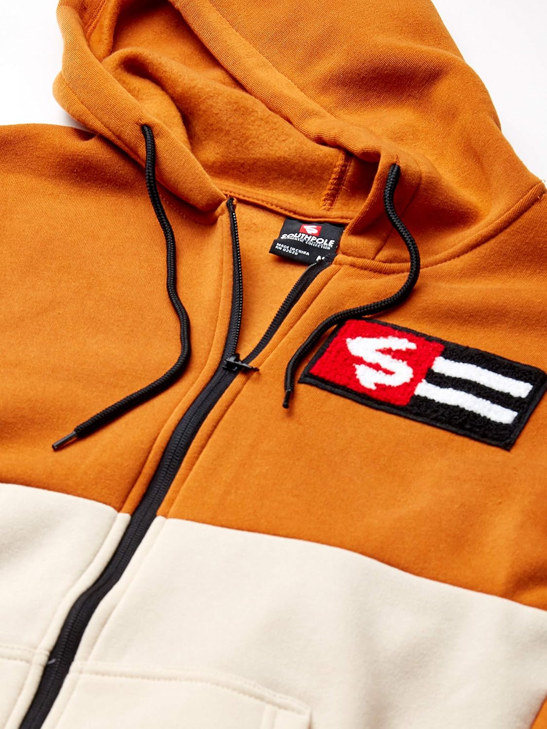 Southpole Men's Fleece Full Zip Sweatshirt: Clothing