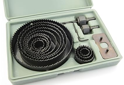 Novotools Holesaw Kit 19mm 127mm 16 Pieces Saws For Cutter