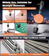 Housolution Hand Drill 3/8 Inch Capacity Keyless Chuck Cast Steel 13Pcs Bit Set view 4