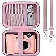 khanka Hard Travel Case for Kodak smile+/ Kodak Smile Plus Wireless Digital Instant Print Camera with Effect-Changing Lens, 2x3” Sticky-Backed Photo Prints,Case Only (Pink)