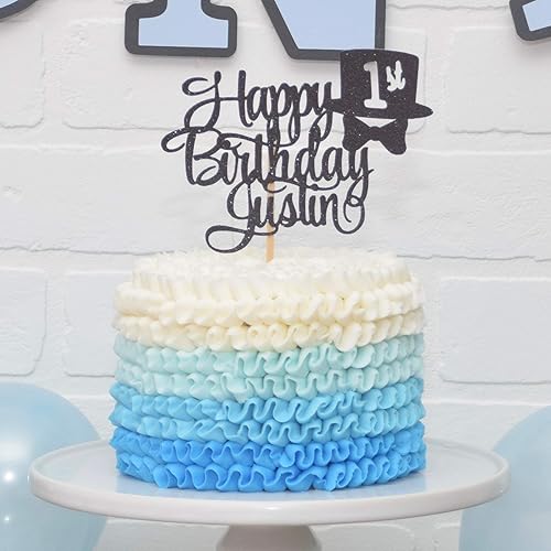 Amazon Com Little Man Personalized Cake Topper For Mr Onederful