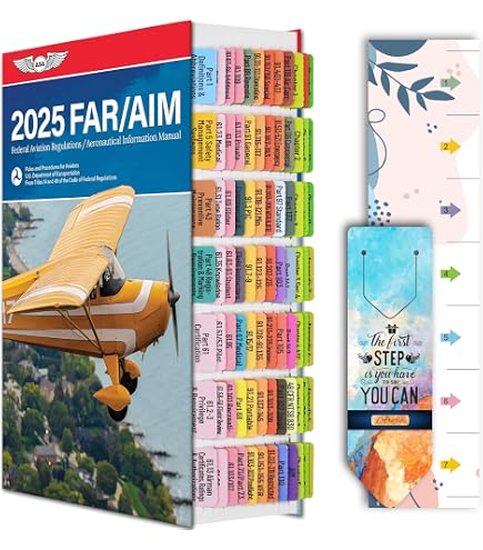 Amazon.com : FAR/AIM 2025 Index Tabs for Private Pilot (with No